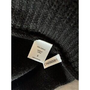 New York & Company Black Hooded Cardigan Womens Size S Open Front Sweater